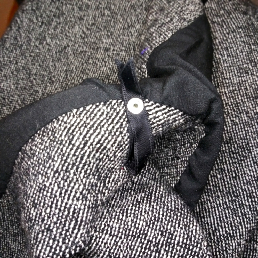 Banana Republic Black & White Tweed Mock Turtleneck Sheath Dress - Picture 7 of 10